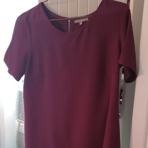 NY Collection Tunic High Low Blouse